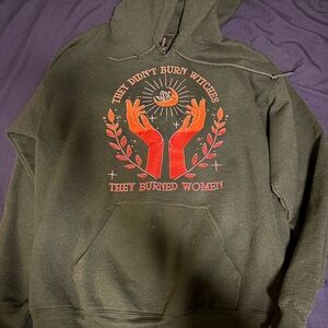 Gildan Women's Black Graphic Hoodie